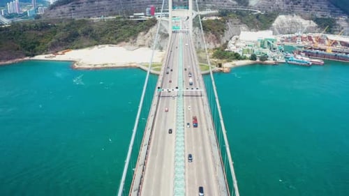 Breathtaking And Bird’s Eye View Of Tsing Ma Bridge