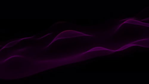 Abstract Purple Wave Animation with Black Background
