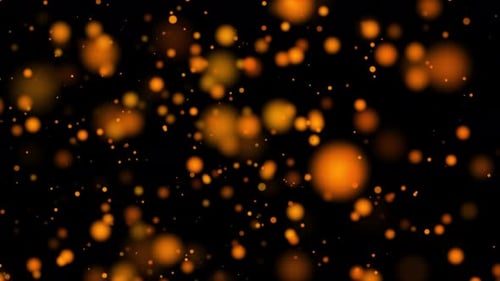 Abstract Glittering Golden Particles Background Loop V6