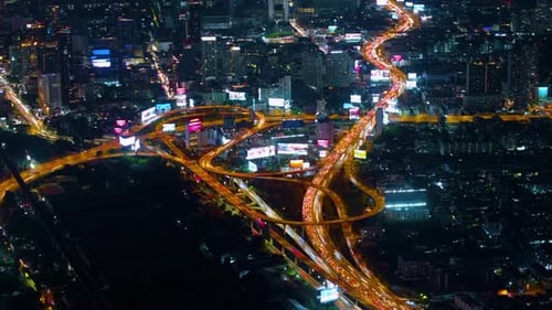 Urban night lights come alive in a stunning timelapse journey through the city