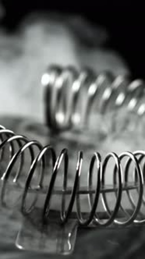 Steamed Cocktail Strainer Filmed on a Highspeed Camera at 1000 Fps