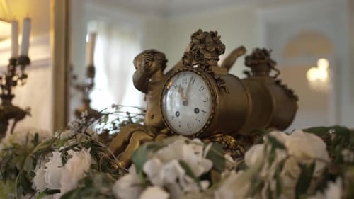Ornate antique clock