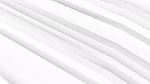 Minimalist White Waving Stripes Abstract Background Loop