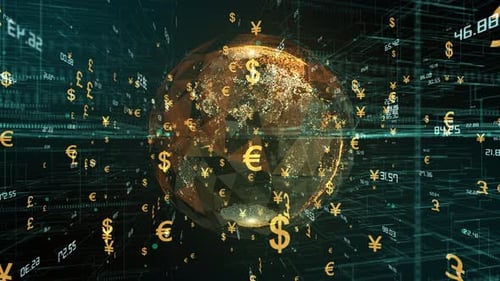 Internationale globale Investitionen in Finanzgeldmärkte für Fremdwährungen