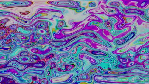 Vibrant Psychedelic Liquid Abstract Flowing Colors Loop