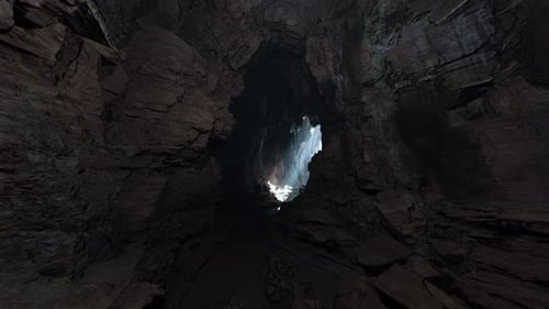 A Mesmerizing Cave Filled with Sparkling Rocks