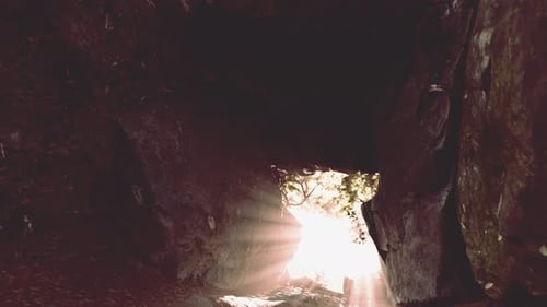 Incredible Sunset From the Cave