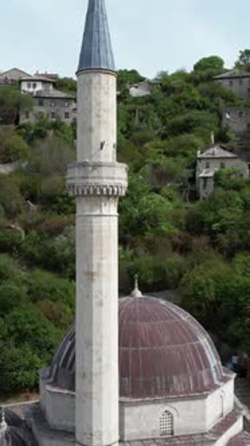 The Mosque in the Green Town