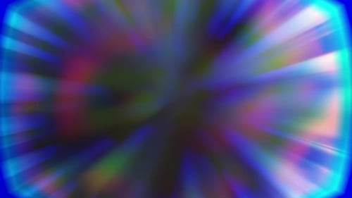 Colorful Abstract Animation with Vibrant Streaks on a Dark Background