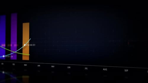 Business Infographic Showcase Presentation Display for business info graphics, animated charts 17