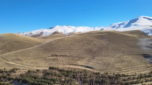 mountains snow winter