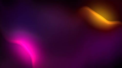 Abstract Fluid Neon Waves Motion Background