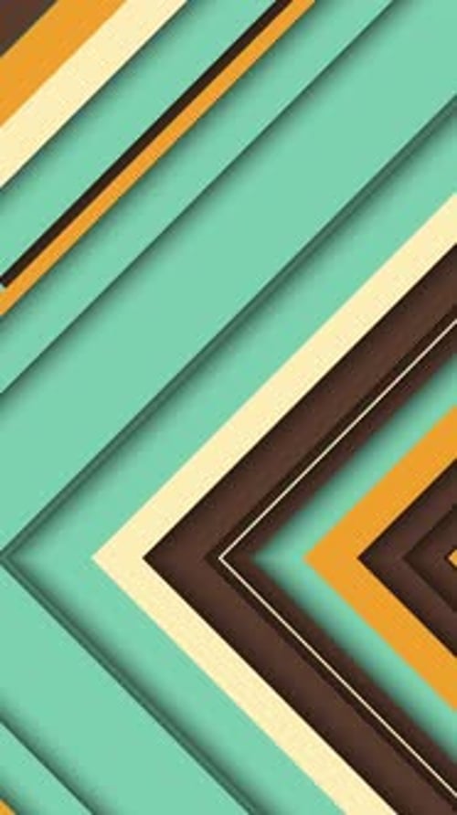 Vertical Video - Trendy Retro Diagonal Stripes Background
