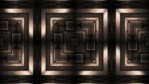 Holz-Puzzle-Quadratmuster