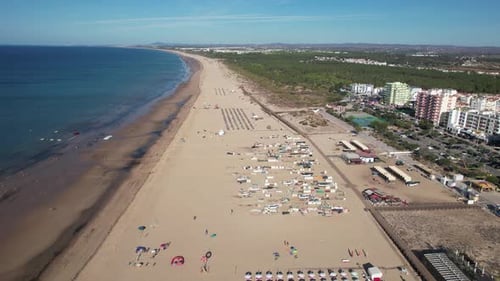 aerial beach holiday