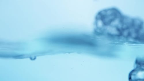 Abstract Water Splashing with Ripples