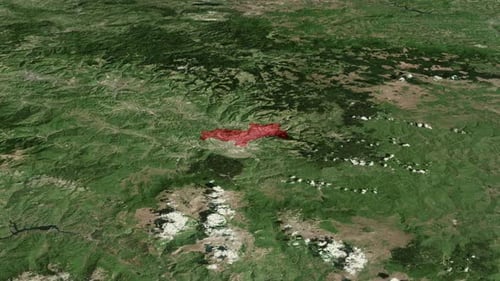 Sarajevo On Map 4K
