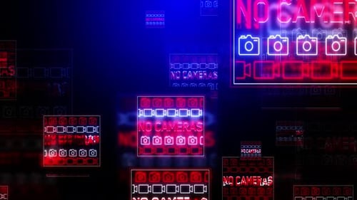 Tecnologia: laço de fundo azul