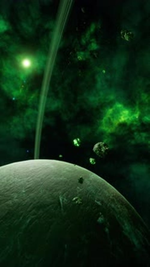 a Large Cluster of Asteroids Near an Unknown Planet Vertical