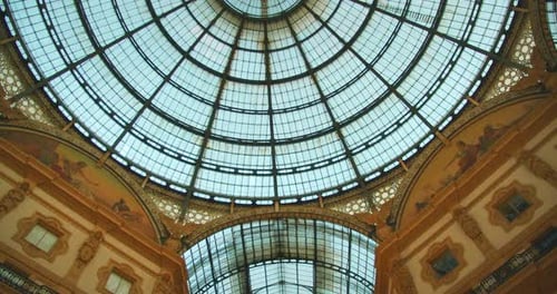 Architectural Dome with Ornate Arches