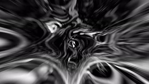 Abstraktionswirbel auf schwarzem Hintergrund für visuelle Tiefe