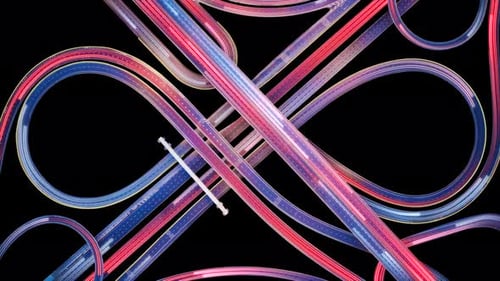 Highway Junction Aerial View