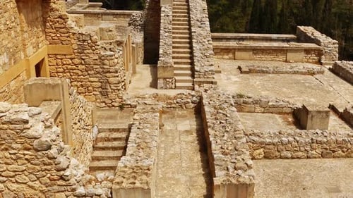 Palais minoen de Knossos, Héraklion, Crète, Grèce