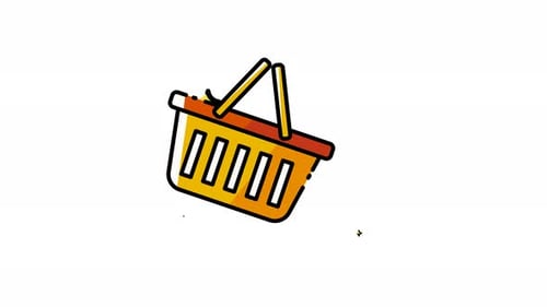 Animated Shopping basket