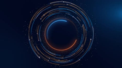 Golden Awards Glitters and Particles Animation Award Background Waves Animation Come From Center