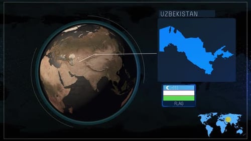 Uzbekistan Map