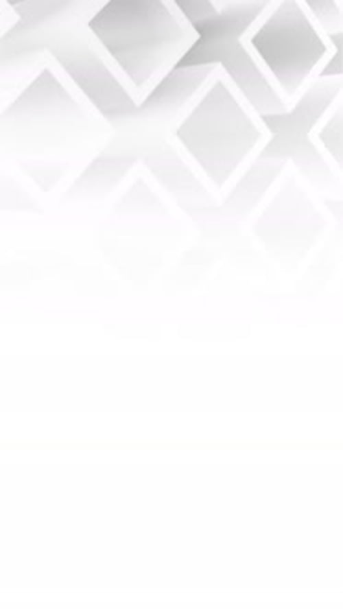 Abstract White Geometric Cubes Looping Background Animation