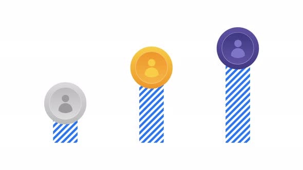 Minimalist Ranking Animation with Medals, Elements Motion Graphics ft ...