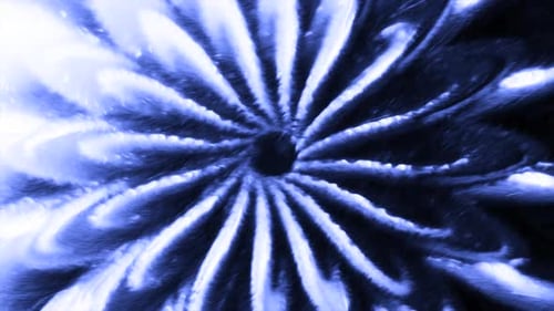 Fondo claro con flores que se mueven realizado en formato 3D