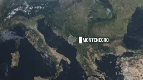 Global Earth Zoom Reveal to Highlight a Country's Name
