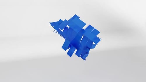 Blauer Kasten