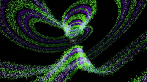 Violetter und grüner abstrakter Hintergrund Vj Loop In HD