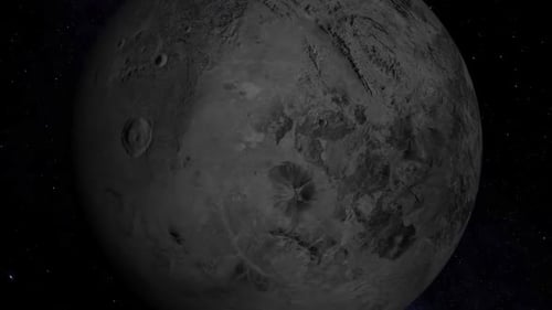 Mond, Planet, animiert
