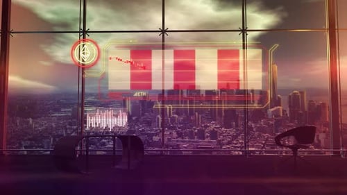 Infographic Of Ethereum Fall In A Spacious Office