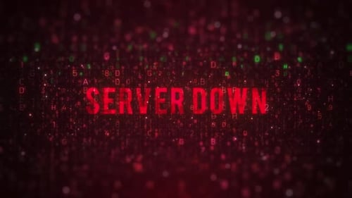 Futuristic Digital Glitch Text Reveal Animation