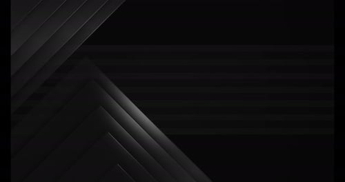 Abstract Dark Geometric Triangles Loop Background Animation
