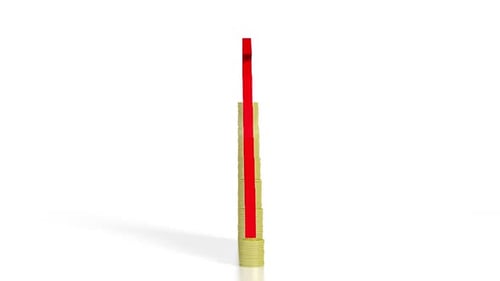 Dynamic Gold Coin Bar Chart with Increasing Red Arrow Animation