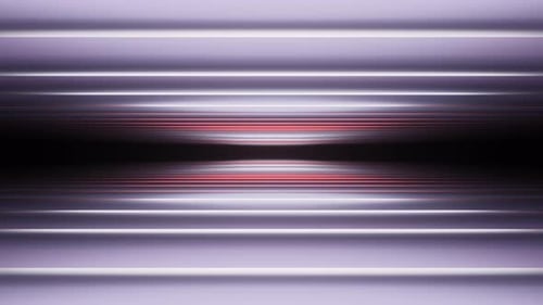 White and Red Seamless Animation Corridor Horizon Lines Tunnel