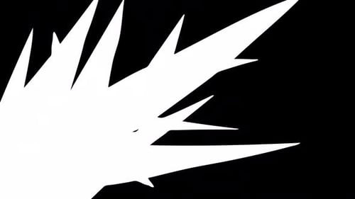 Abstract Sharp Burst Reveal Animation