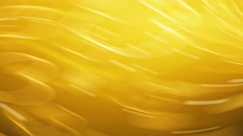 Abstract Golden Fluid Waves Light Reflection Motion Background