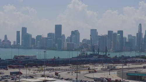 Port of Miami Coastal Urban Harbor Port Port of Miami.mov