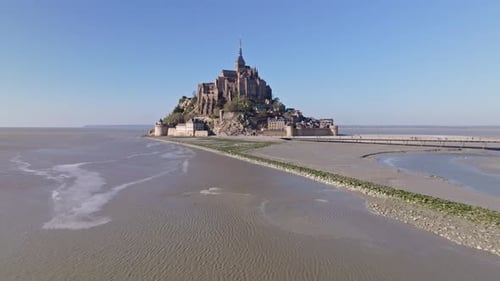 Low flight at Mont St Michel