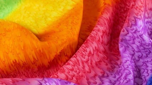 Colorful Patterned Fabric Abstract Background