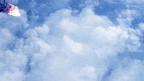 Große Meteore: Asteroiden brennen vor dem Aufprall über den Wolken
