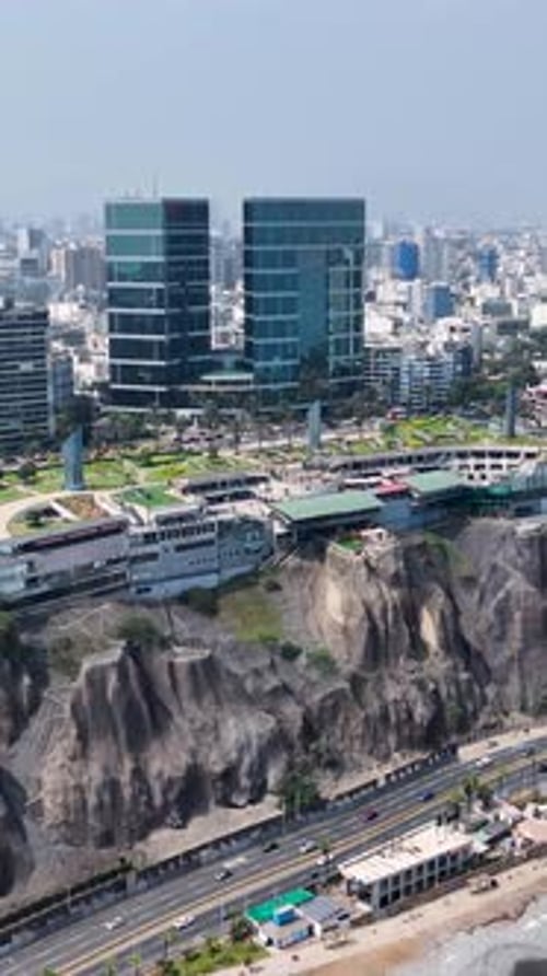 Larcomar Shopping Center In Lima Capital City Of Peru.