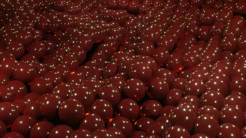 Loop Abstract Sphere Red